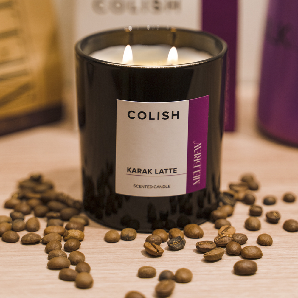 coffee chai latte melbrew candle 